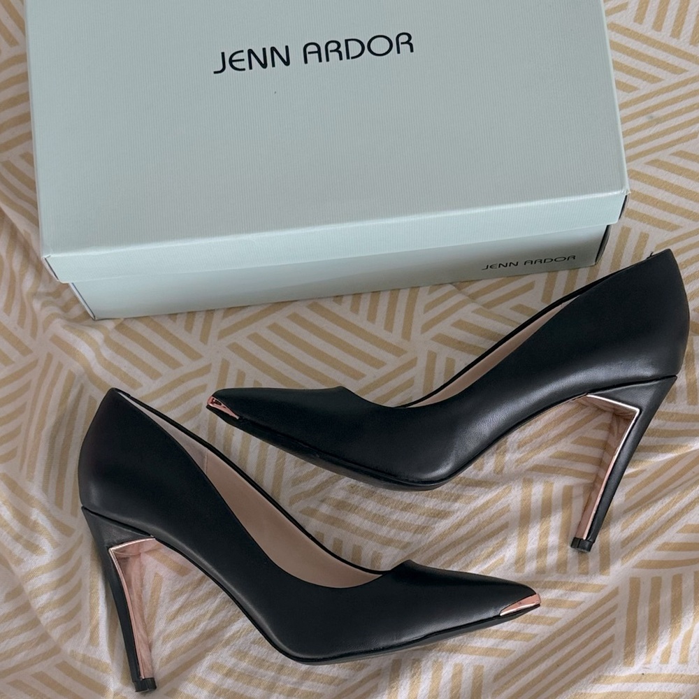 Jenn Ardor High Heels Black Size 8.5, 4” heels